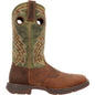 Durango Men's Rebel  12" Square Toe Western Work Boot -Green- DDB0390 13 / Wide / Green - Overlook Boots