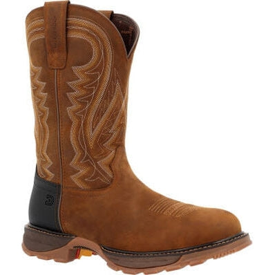 Durango Men's Maverick Xp 11" Waterproof Steel Toe Work Boot -Brown- DDB0403 - Overlook Boots