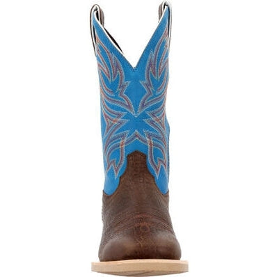 Durango Men's Rebel Pro 12" Steel Toe Western Work Boot -Brown And Blue- DDB0421 - Overlook Boots
