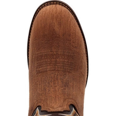 Durango Men's Rebel 12" Round Toe Western Work Boot -Oak Bark- DDB0428  - Overlook Boots
