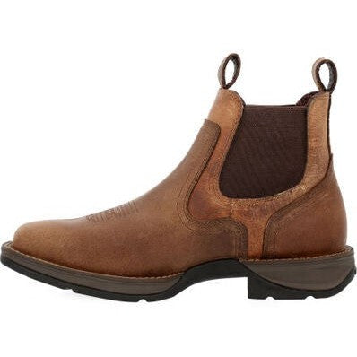 Durango Men's Rebel Red Dirt 6" Square Toe Western Work Boot -Brown And Tan- DDB0460 - Overlook Boots