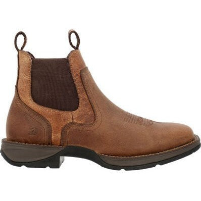 Durango Men's Rebel Red Dirt 6" Square Toe Western Work Boot -Brown And Tan- DDB0460 7 / Medium / Brown - Overlook Boots