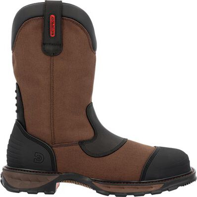 Durango Men's Maverick Xp 11" Composite Toe Waterproof Work Boot- Brown- DDB0480 7 / Medium / Brown/Black - Overlook Boots