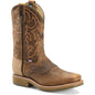 Double H Men's Dwight 11" Steel Toe USA Made Western Work Boot- DH3567 7 / Medium / Light Brown - Overlook Boots