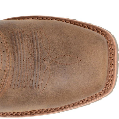 Double H Men's Jeyden 11" Square Toe Waterproof Western Work Boot- Brown - DH4124 - Overlook Boots