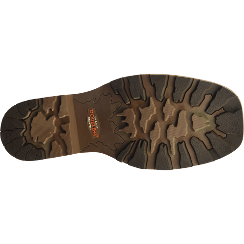 Double H Men's Abner 12" Square Toe Waterproof Western Work Boot - Brown - DH4353 - Overlook Boots