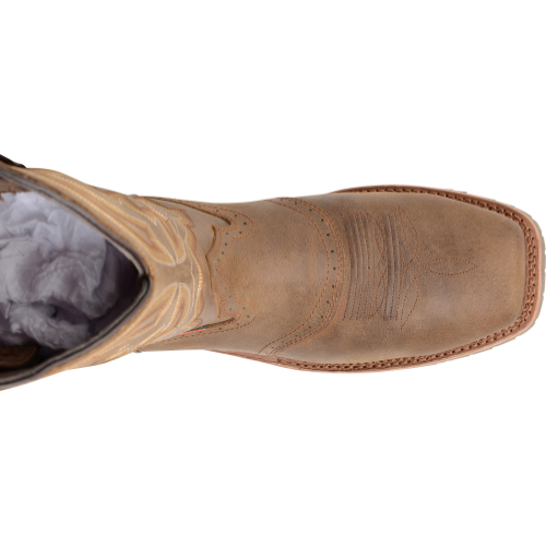 Double H Men's Jeyden 11" Composite Toe Waterproof Western Work Boot- Brown- DH5124 - Overlook Boots