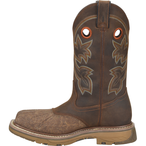 Double H Men's Carlos 13" Composite Toe Waterproof Western Work Boot- Brown- DH5149 - Overlook Boots