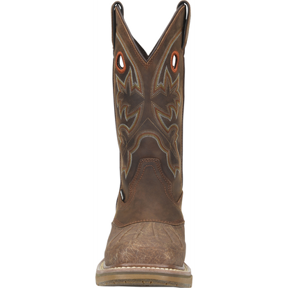 Double H Men's Carlos 13" Composite Toe Waterproof Western Work Boot- Brown- DH5149 - Overlook Boots