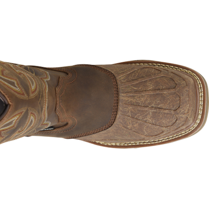 Double H Men's Carlos 13" Composite Toe Waterproof Western Work Boot- Brown- DH5149 - Overlook Boots