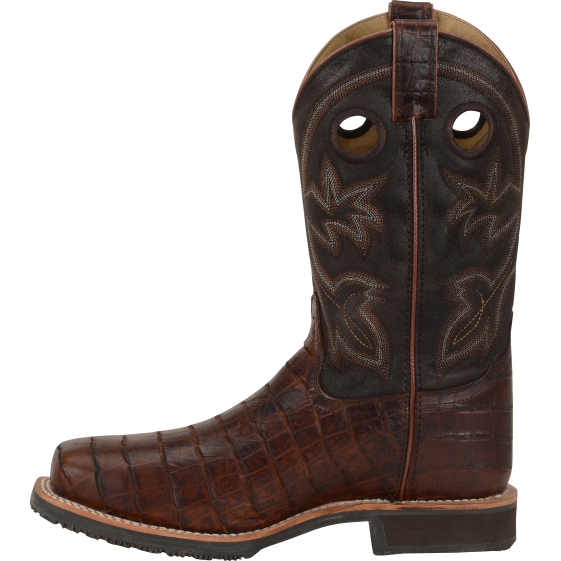 Double H Men's Wayne 12" Steel Toe Western Work Boot - Brown - DH5225  - Overlook Boots