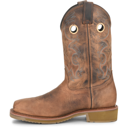 Double H Men's Roy 12" Composite Toe Waterproof Western Work Boot - Brown - DH5246 - Overlook Boots