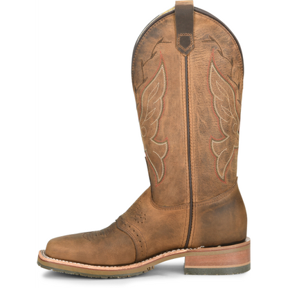 Double H Women's Charity 11" Square Toe USA Made Western Work Boot DH5314 - Overlook Boots