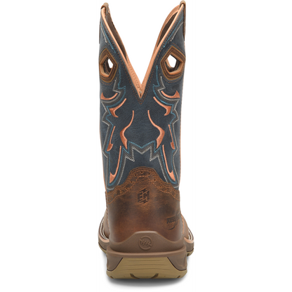 Double H Men's Troy 11" Square Toe Waterproof Western Work Boot Brown- DH5357 - Overlook Boots