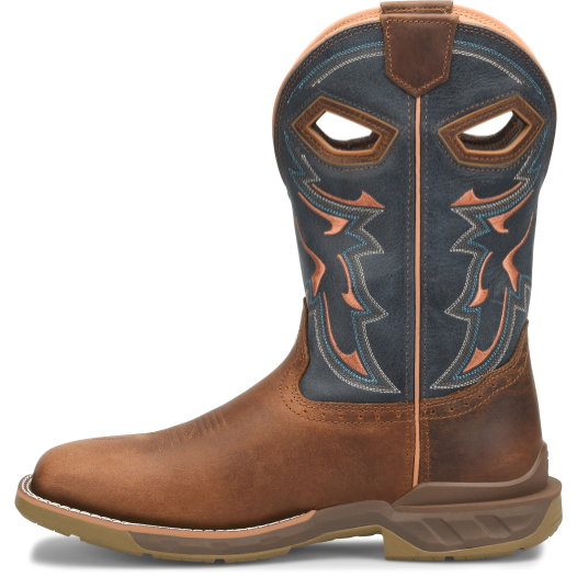 Double H Men's Troy 11" Square Toe Waterproof Western Work Boot Brown- DH5357 - Overlook Boots