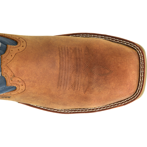 Double H Men's Troy 11" Square Toe Waterproof Western Work Boot Brown- DH5357 - Overlook Boots