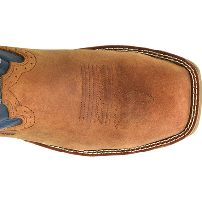 Double H Men's Troy 11" Square Toe Waterproof Western Work Boot Brown- DH5357 - Overlook Boots