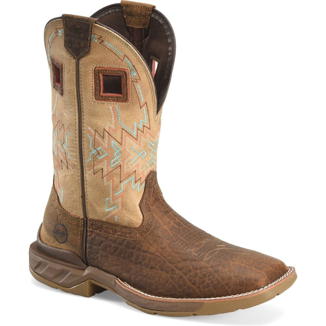 Double H Men's Phantom Rider Clem 11" Square Toe Western Work Boot - Brown - DH5361 7.5 / Medium / Brown - Overlook Boots
