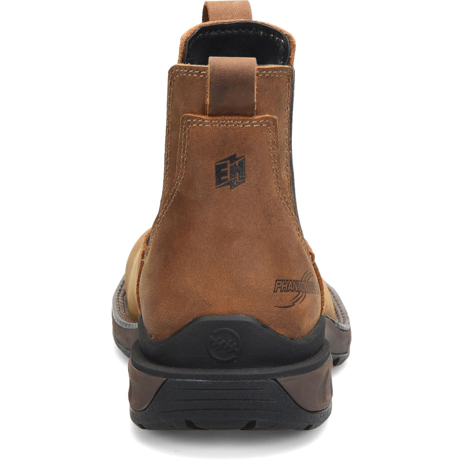 Double H Men's Phantom Rider Heisler 5" Square Toe Western Work Boot- Brown - DH5363  - Overlook Boots