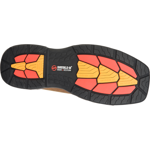 Double H Men's Phantom Rider Heisler 5" Square Toe Western Work Boot- Brown - DH5363  - Overlook Boots