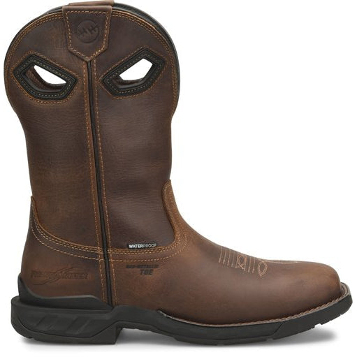 Double H Men's Phantom Rider Zane Composite Toe Waterproof Western Roper Work Boot - DH5367 7.5 / Medium / Brown - Overlook Boots