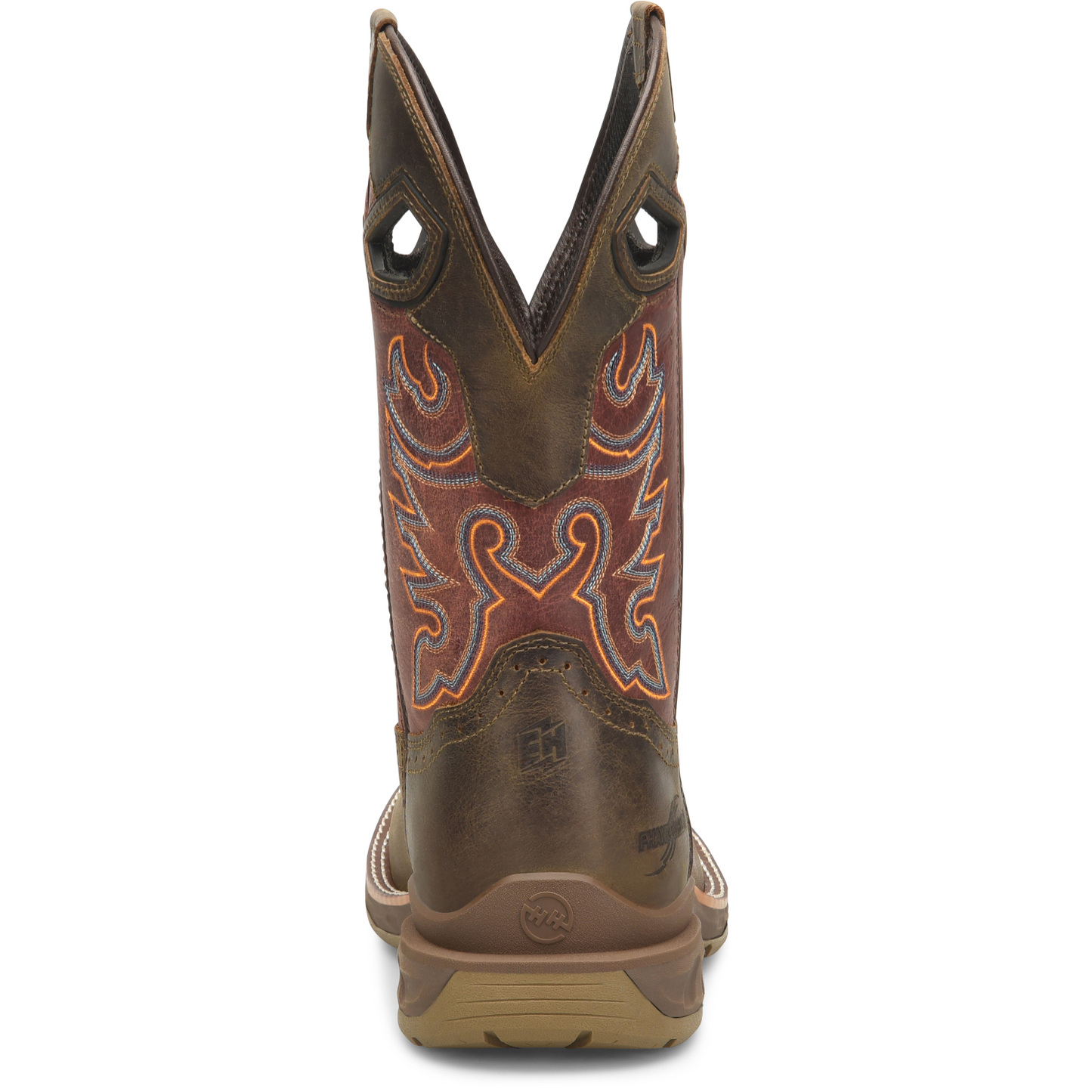 Double H Men's Alridge 11" Square Toe Western Work Boot- Brown- DH5369  - Overlook Boots