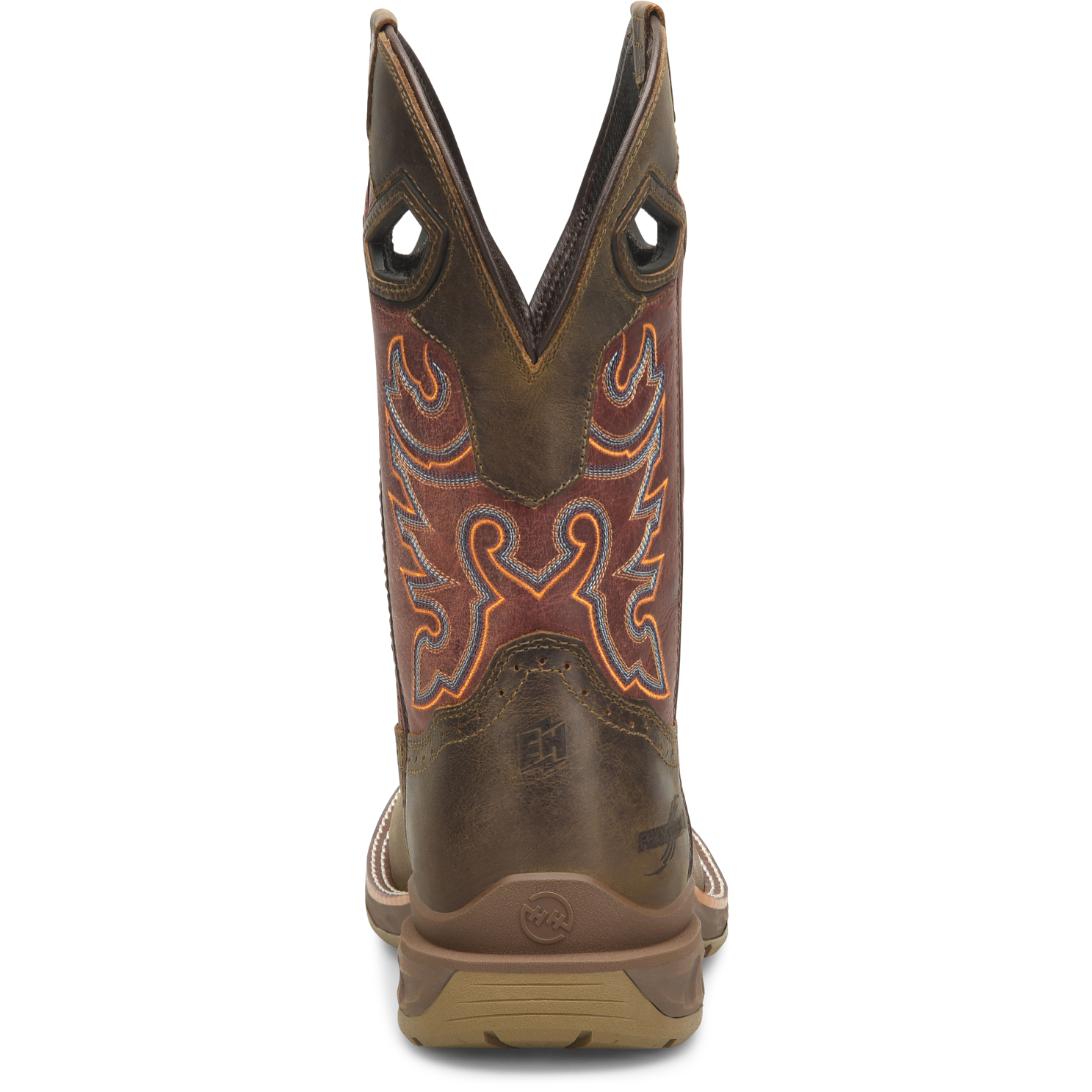 Double H Men's Alridge 11" Square Toe Western Work Boot- Brown- DH5369  - Overlook Boots