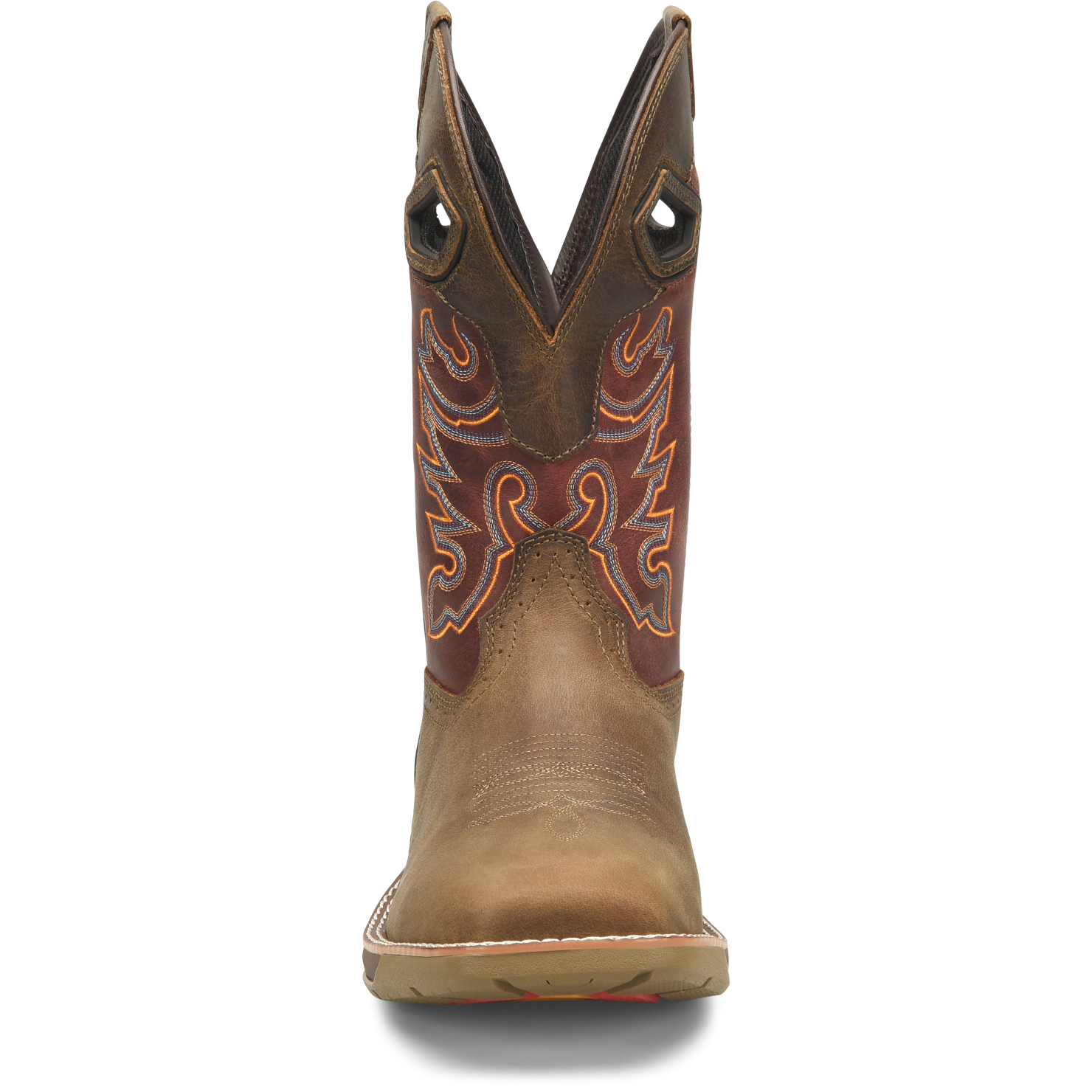 Double H Men's Alridge 11" Square Toe Western Work Boot- Brown- DH5369  - Overlook Boots
