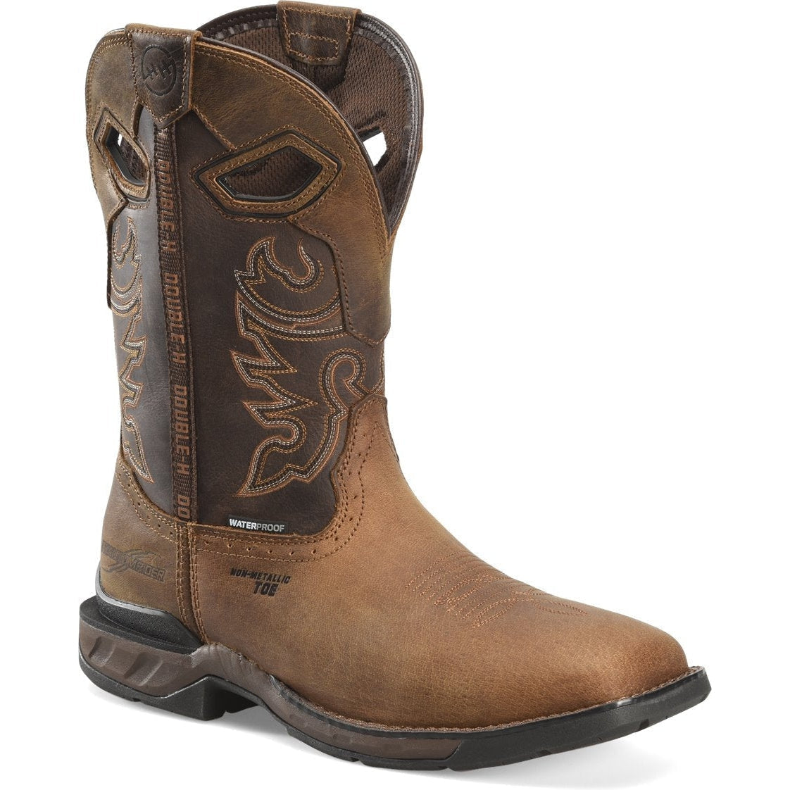 Double H Men's Phantom 11" Waterproof Wilmore Composite Toe Work Boot -Brown- DH5370 7.5 / Medium / Brown - Overlook Boots