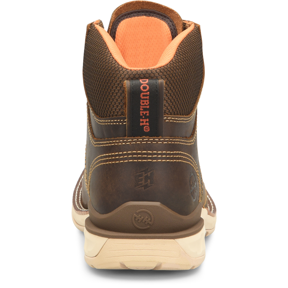 Double H Men's Brunel 6" Moc Toe Western Work Boot - Brown - DH5372  - Overlook Boots