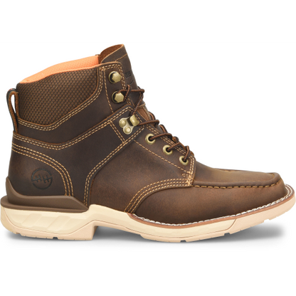 Double H Men's Brunel 6" Moc Toe Western Work Boot - Brown - DH5372  - Overlook Boots