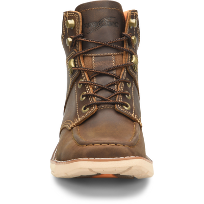 Double H Men's Brunel 6" Moc Toe Western Work Boot - Brown - DH5372  - Overlook Boots