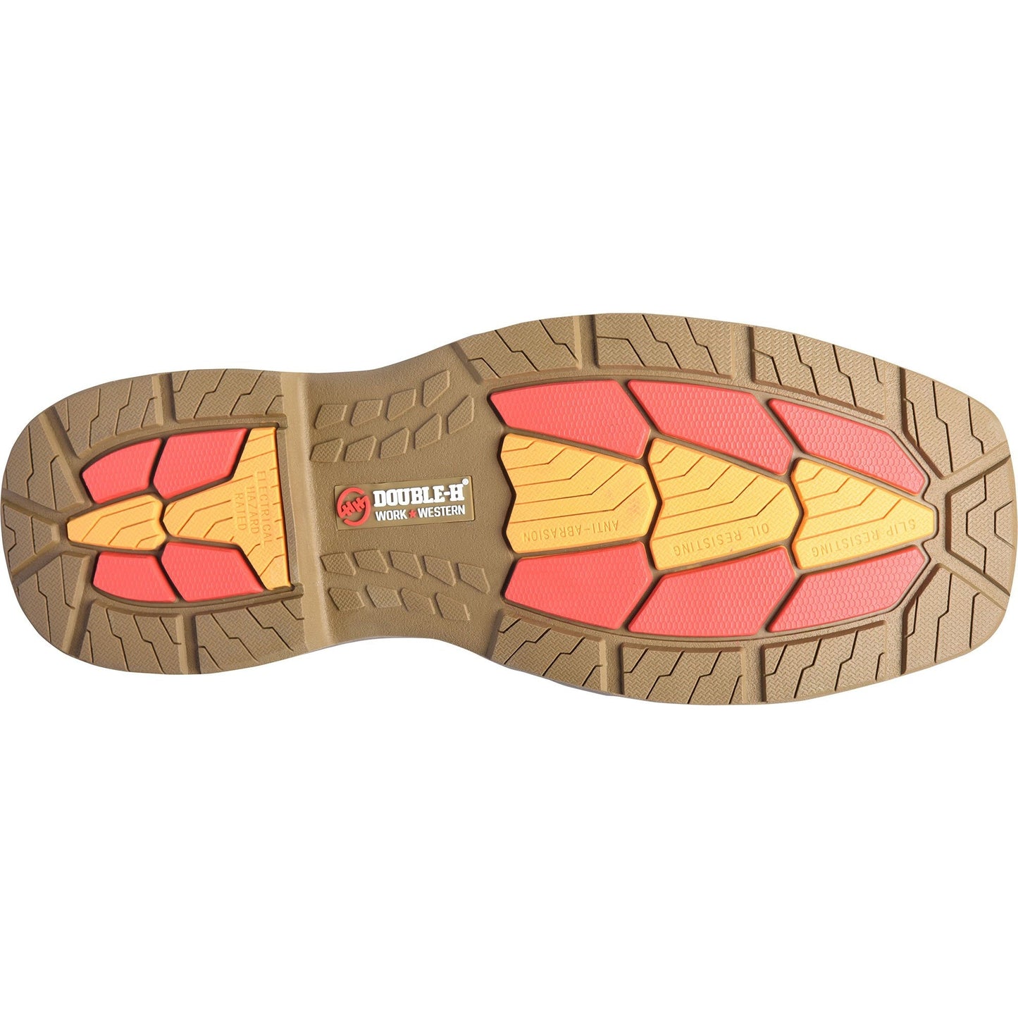 Double H Men's Phantom Rider 13" Waterproof Wide Square Toe Roper Work Boot -Brown- DH5378 - Overlook Boots