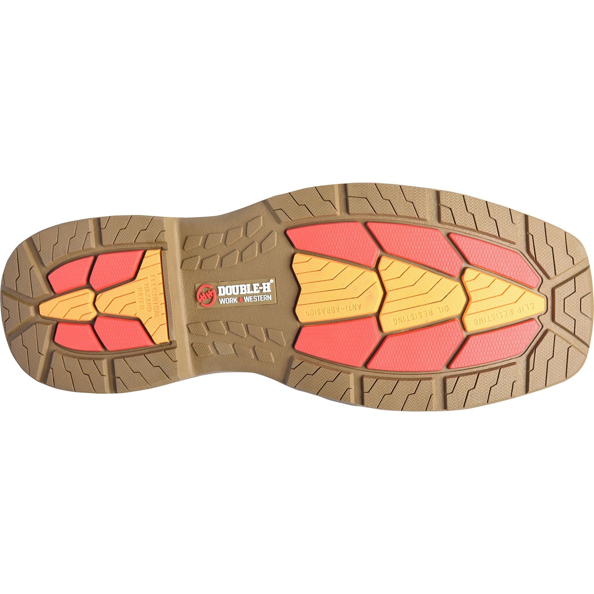 Double H Men's Phantom Rider 13" Waterproof Wide Square Toe Roper Work Boot -Brown- DH5378 - Overlook Boots