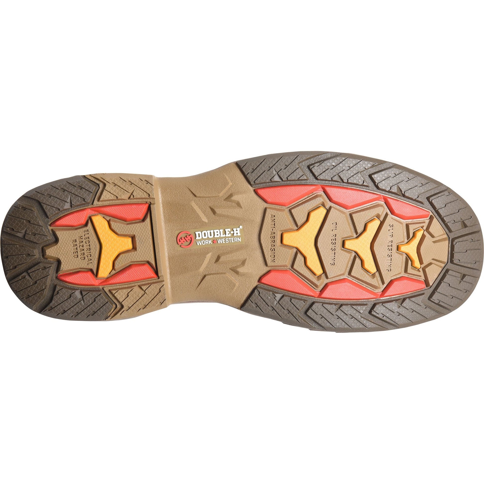 Double H Men's Phantom Rider 11" U Steel Toe Roper Western Work Boot -Brown- DH5385 - Overlook Boots