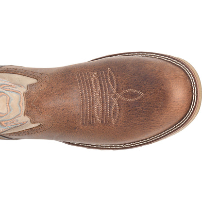 Double H Men's Phantom Rider 11" U Steel Toe Roper Western Work Boot -Brown- DH5385 - Overlook Boots