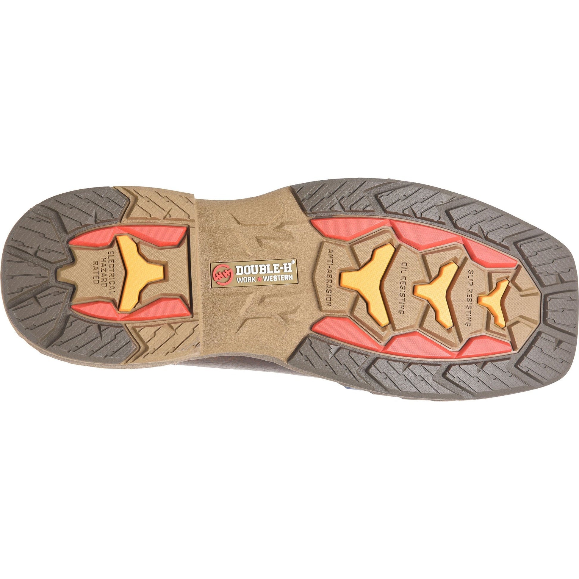 Double H Men's Phantom Rider Syphon 11" Wide Steel Toe Roper Work Boot -Brown- DH5389 - Overlook Boots