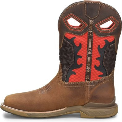 Double H Men's Phantom Rider Purge 11" Waterproof Composite Toe Roper Work Boot -Brown- DH5391 - Overlook Boots