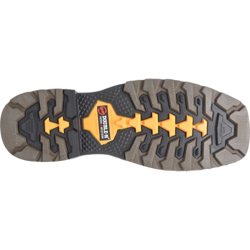 Double H Men's Phantom Rider Symbol 11" Square Toe Waterproof Lug Roper Work Boot -Red- DH5395 - Overlook Boots