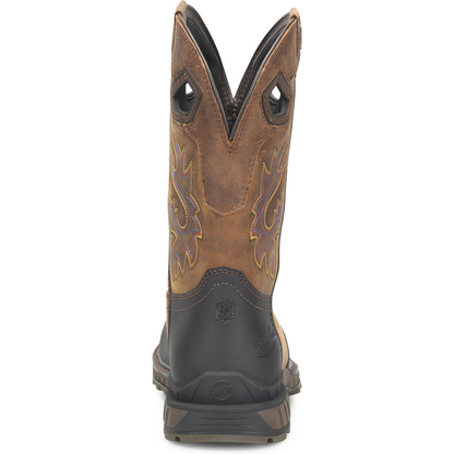 Double H Men's Rebunke 11" Steel Toe Waterproof Lug Roper Work Boot - Brown - DH5397 - Overlook Boots