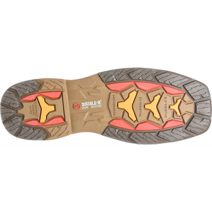 Double H Men's Phantom Rider Lycan 11" Composite Toe Waterproof Roper Work Boot -Brown- DH5398 - Overlook Boots