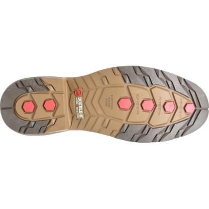 Double H Men's Feudal 12" U Toe Slip Resistant Western Work Boot -Brown- DH5421 - Overlook Boots