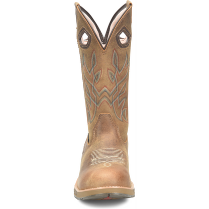 Double H Men's Cleave 12" Composite Toe Waterproof Western Work Boot - Brown - DH5422 - Overlook Boots