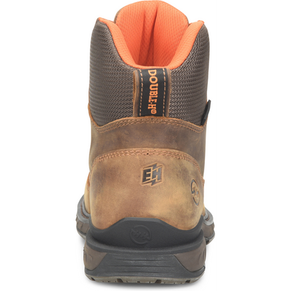 Double H Men's Phantom Rider Brigand 6" Composite Toe Waterproof Lacer Work Boot -Brown- DH5424 - Overlook Boots