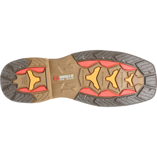 Double H Men's 11" Wide Square Toe Composite Toe Roper Work Boot -Brown- DH5426 - Overlook Boots