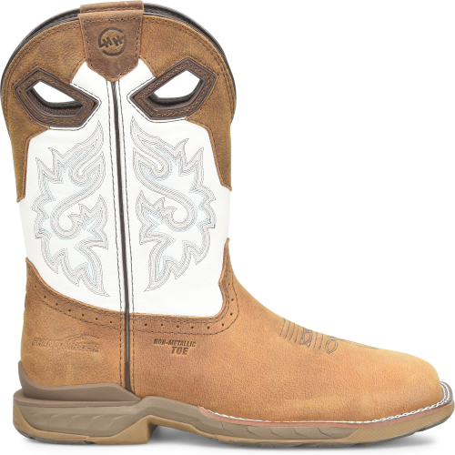 Double H Men's 11" Wide Square Toe Composite Toe Roper Work Boot -Brown- DH5426 7.5 / Medium / Brown - Overlook Boots