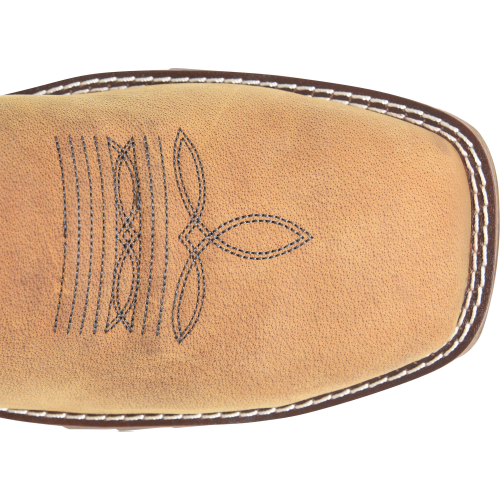 Double H Men's 11" Wide Square Toe Composite Toe Roper Work Boot -Brown- DH5426 - Overlook Boots