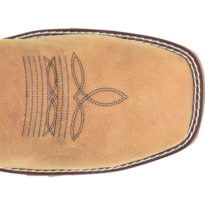 Double H Men's 11" Wide Square Toe Composite Toe Roper Work Boot -Brown- DH5426 - Overlook Boots