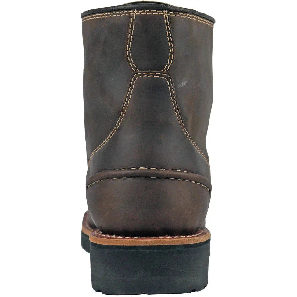 DieHard Men's Monte Composite Toe Waterproof Slip Resistant Work Boot - Brown DH60460  - Overlook Boots