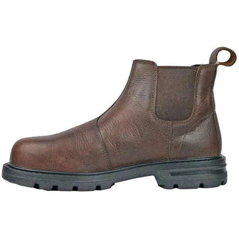 DieHard Men's Nitro Composite Toe Slip Resistant Work Boot - Brown DH60860  - Overlook Boots